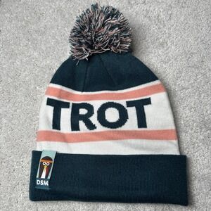 Turkey Trot Winter Hat Cap 5k Race Beanie Toboggan Des Moines Iowa Adult OSFA